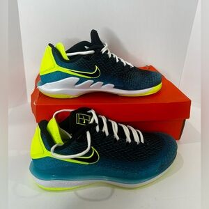 NIB Nike Air Zoom Vapor X Knit Tennis Men's 10 AR0496-400 Federer Nadal Agassi